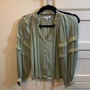 Current air green blouse